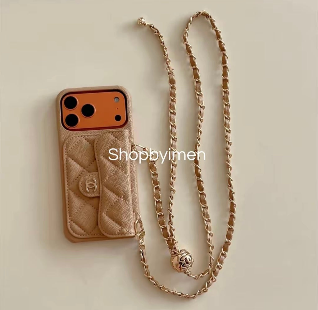 Coque de téléphone CC Marron Clair